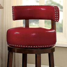 Load image into Gallery viewer, SHIRLEY Dark Oak/Red 29&quot; Bar Stool
