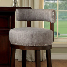Load image into Gallery viewer, LYNSEY Dark Oak/Light Gray 24&quot; Bar Stool
