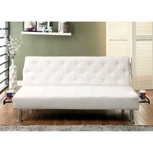 Load image into Gallery viewer, Farel Futon Sofa Red &amp; White
