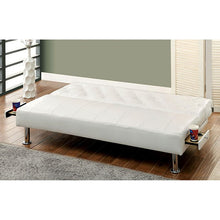 Load image into Gallery viewer, Farel Futon Sofa Red &amp; White
