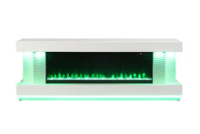 Load image into Gallery viewer, Peseux 71&quot; TV Stand w/ Electric Fire Place
