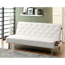Load image into Gallery viewer, Farel Futon Sofa Red &amp; White
