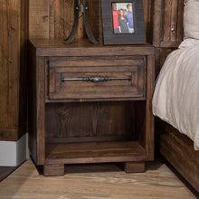 Load image into Gallery viewer, Aico Carrollton One Drawer Nightstand in Rustic Ranch
