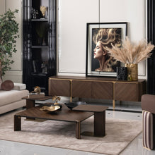 Load image into Gallery viewer, AICO Furniture Amora Cocktail Table in Eggshell Walnut
