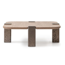 Load image into Gallery viewer, AICO Furniture Bristol Point Large Cocktail Table in Saddle Brown
