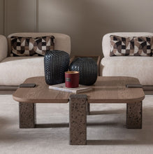 Load image into Gallery viewer, AICO Furniture Bristol Point Large Cocktail Table in Saddle Brown
