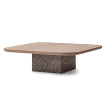 Load image into Gallery viewer, AICO Furniture Bristol Point Medium Cocktail Table in Saddle Brown image
