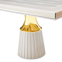 Load image into Gallery viewer, AICO Furniture Carmela Rectangular Dining Table in Shimmer Ivory
