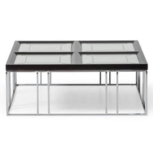 Load image into Gallery viewer, AICO Furniture Carmela Cocktail Table in Glossy Charcoal Sand
