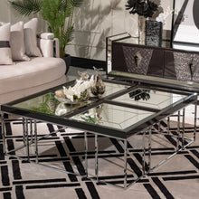 Load image into Gallery viewer, AICO Furniture Carmela Cocktail Table in Glossy Charcoal Sand
