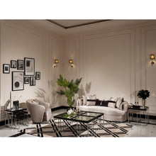 Load image into Gallery viewer, AICO Furniture Carmela Cocktail Table in Glossy Charcoal Sand

