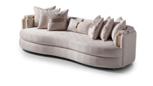 Load image into Gallery viewer, AICO Carmela Mansion Sofa in Shimmer Ivory
