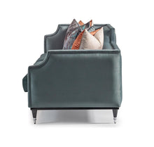 Load image into Gallery viewer, AICO La Francaise Mansion Sofa in Azure/Black
