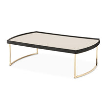 Load image into Gallery viewer, AICO Furniture Lisbon Cocktail Table in Silken Matte Black image
