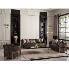 Load image into Gallery viewer, AICO Furniture Lisbon Sofa in Onyx Gold
