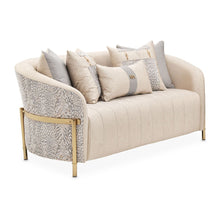 Load image into Gallery viewer, AICO Lisbon Loveseat in Opal Gold
