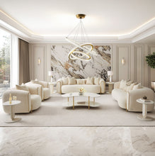 Load image into Gallery viewer, AICO Furniture Sassani Loveseat Crepe in Gold
