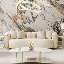 Load image into Gallery viewer, AICO Furniture Sassani Sofa Crepe in Gold
