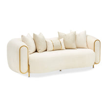 Load image into Gallery viewer, AICO Furniture Sassani Loveseat Crepe in Gold
