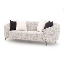 Load image into Gallery viewer, AICO Furniture Noir Sofa Cookie in Black Nickel image
