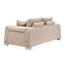 Load image into Gallery viewer, AICO Furniture Mia Bella Bergamo Loveseat in Stainless Steel
