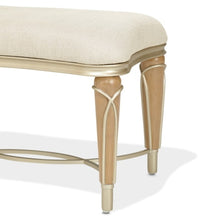 Load image into Gallery viewer, AICO Villa Cherie Ottoman in Caramel
