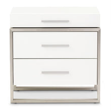Load image into Gallery viewer, AICO Marquee Nightstand in Cloud White
