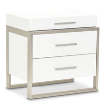 Load image into Gallery viewer, AICO Marquee Nightstand in Cloud White image
