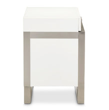 Load image into Gallery viewer, AICO Marquee Nightstand in Cloud White
