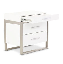 Load image into Gallery viewer, AICO Marquee Nightstand in Cloud White
