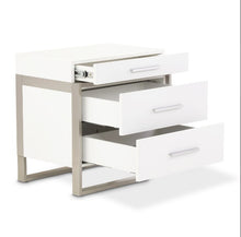 Load image into Gallery viewer, AICO Marquee Nightstand in Cloud White
