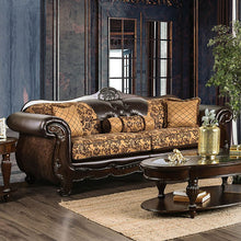 Load image into Gallery viewer, Quirino Tan/Dark Brown Sofa
