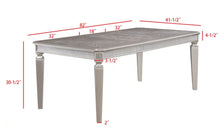 Load image into Gallery viewer, Crown Mark Klina Glam Dining Table in Light Gray
