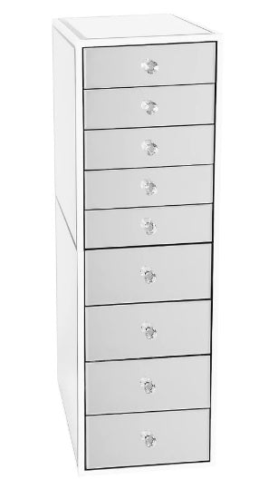 SLAYSTATION® PREMIUM MIRRORED 9-DRAWERS VANITY STORAGE UNIT