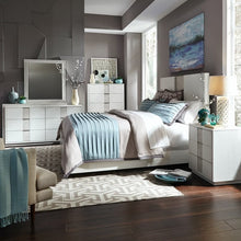 Load image into Gallery viewer, Liberty Furniture Bedroom Panel Bed, chest, 1 night stand, Dresser and Mirror 946-BR
